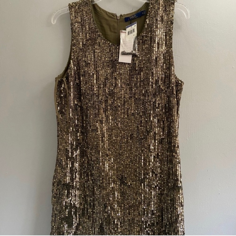 Hand Beaded Dress Ralph Lauren * As Seen